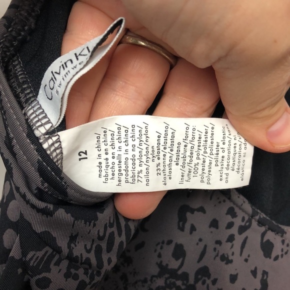 Calvin Klein print swimsuit - Picture 7 of 9